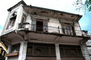 Maison vétuste dans le centre historique de Panama City