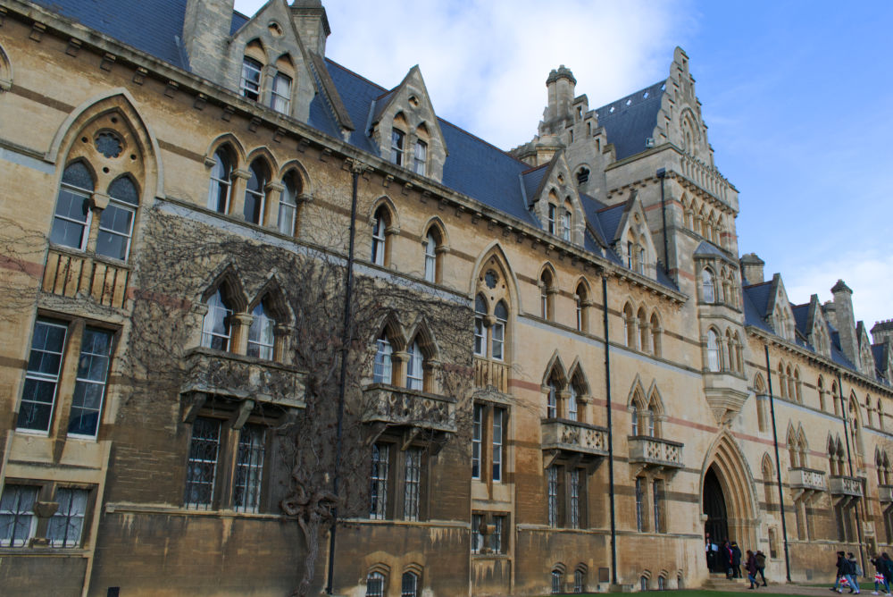 Entrée de Christ Church College,, Université d'Oxford
