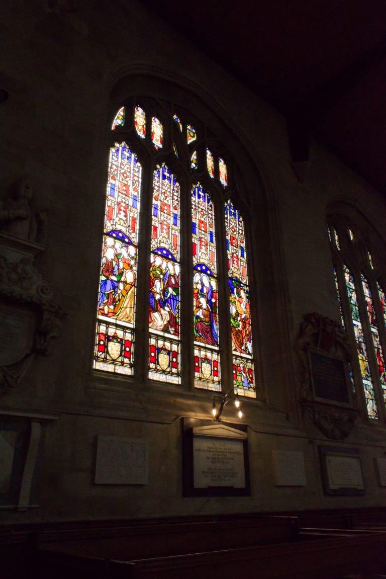 Vitraux de l'église d'Oxford