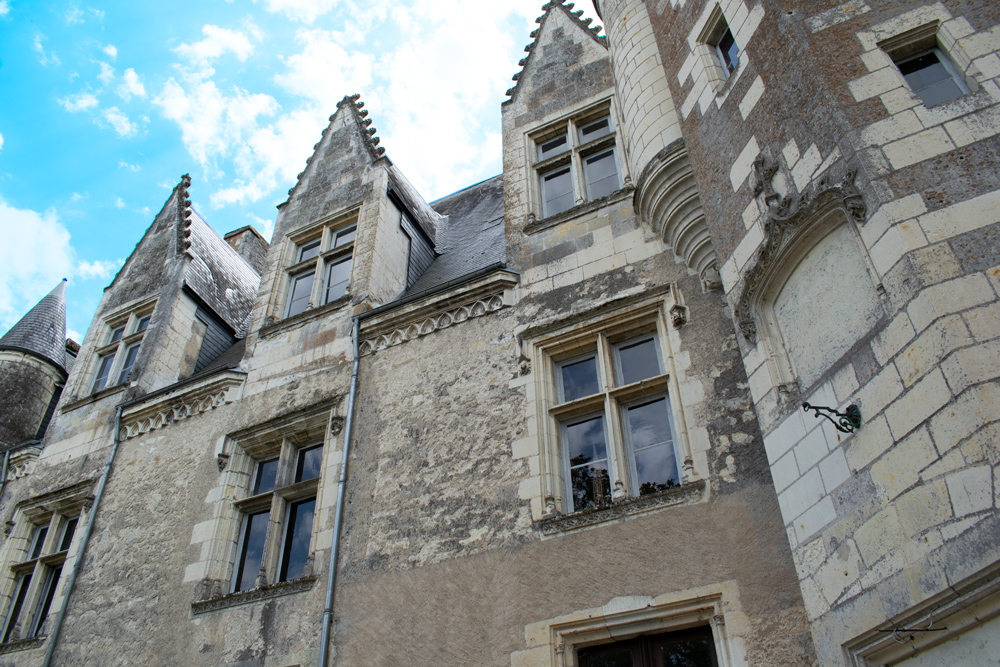 Façade intérieur du château de Montrésor